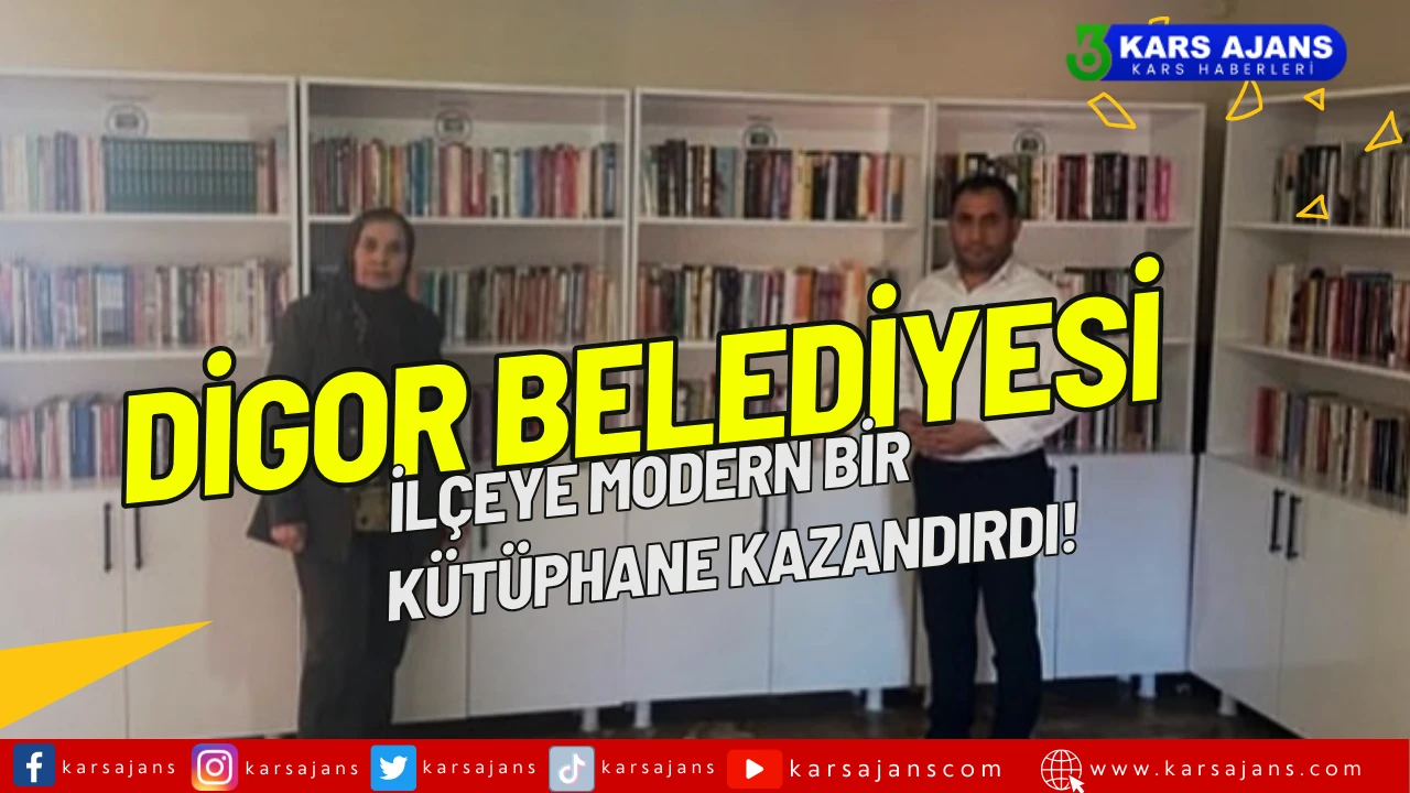 Digor Belediyesi, İlçeye Modern Bir Kütüphane Kazandırdı!