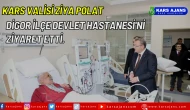 Kars Valisi Ziya Polat, Digor İlçe Devlet Hastanesi'ni Ziyaret Etti.