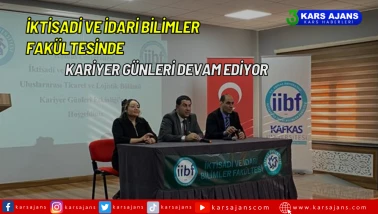 Kars'ta düzenlenen "Kariyer Günleri" etkinliğinde Gümrük ve Ticaret konuları ele alındı.