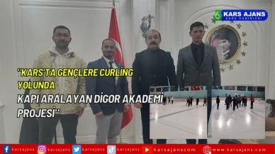 "Kars'ta Gençlere Curling Yolunda Kapı Aralayan Digor Akademi Projesi"